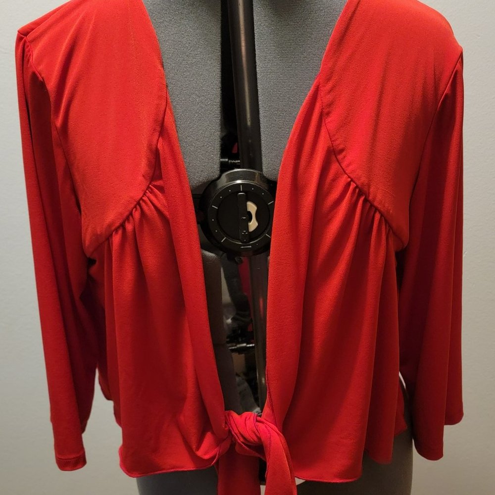 Shrug with Tie-Front